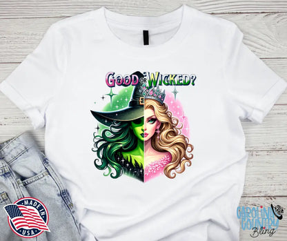 Good Or Wicked – White Small / Short Shirt