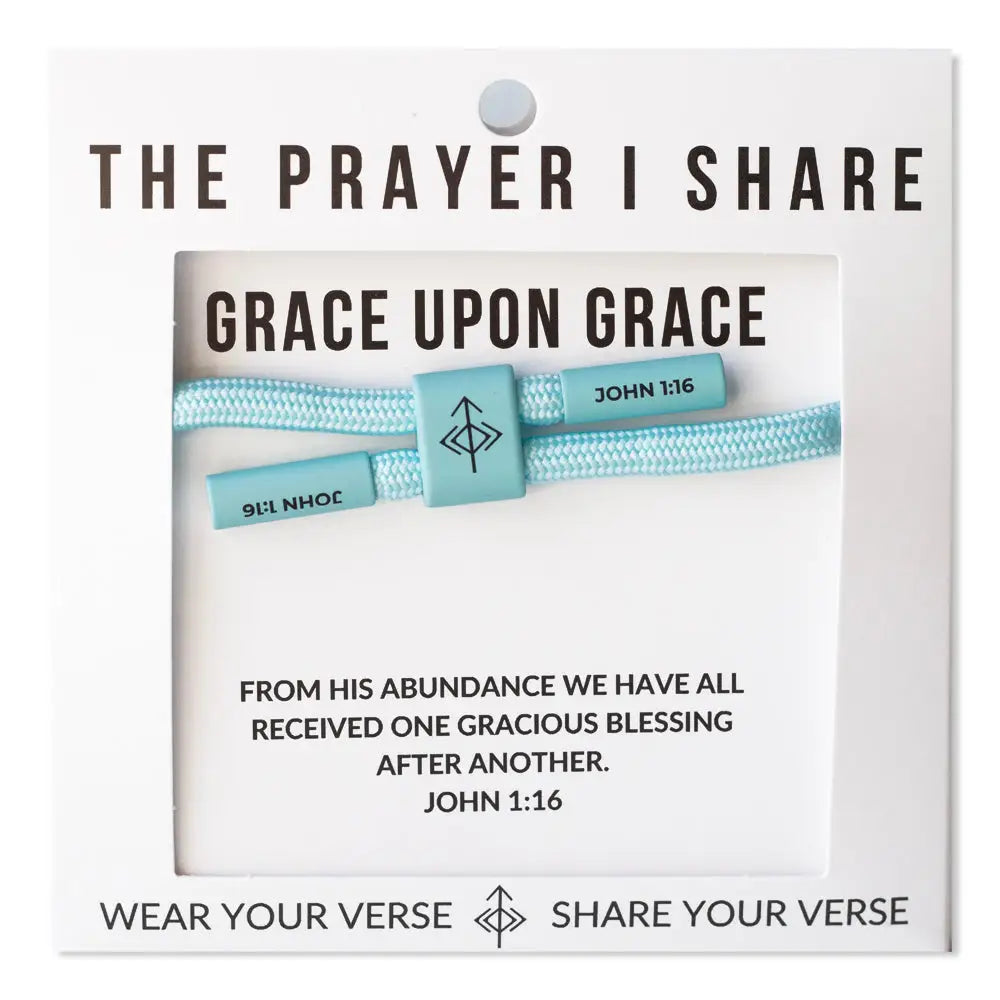 Grace Upon Grace John 1:16 bracelet