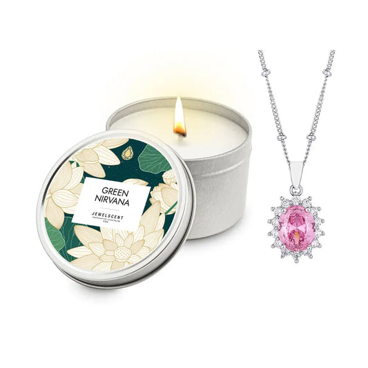 Green Nirvana 5.5oz Tin Jewelry Candle Tin