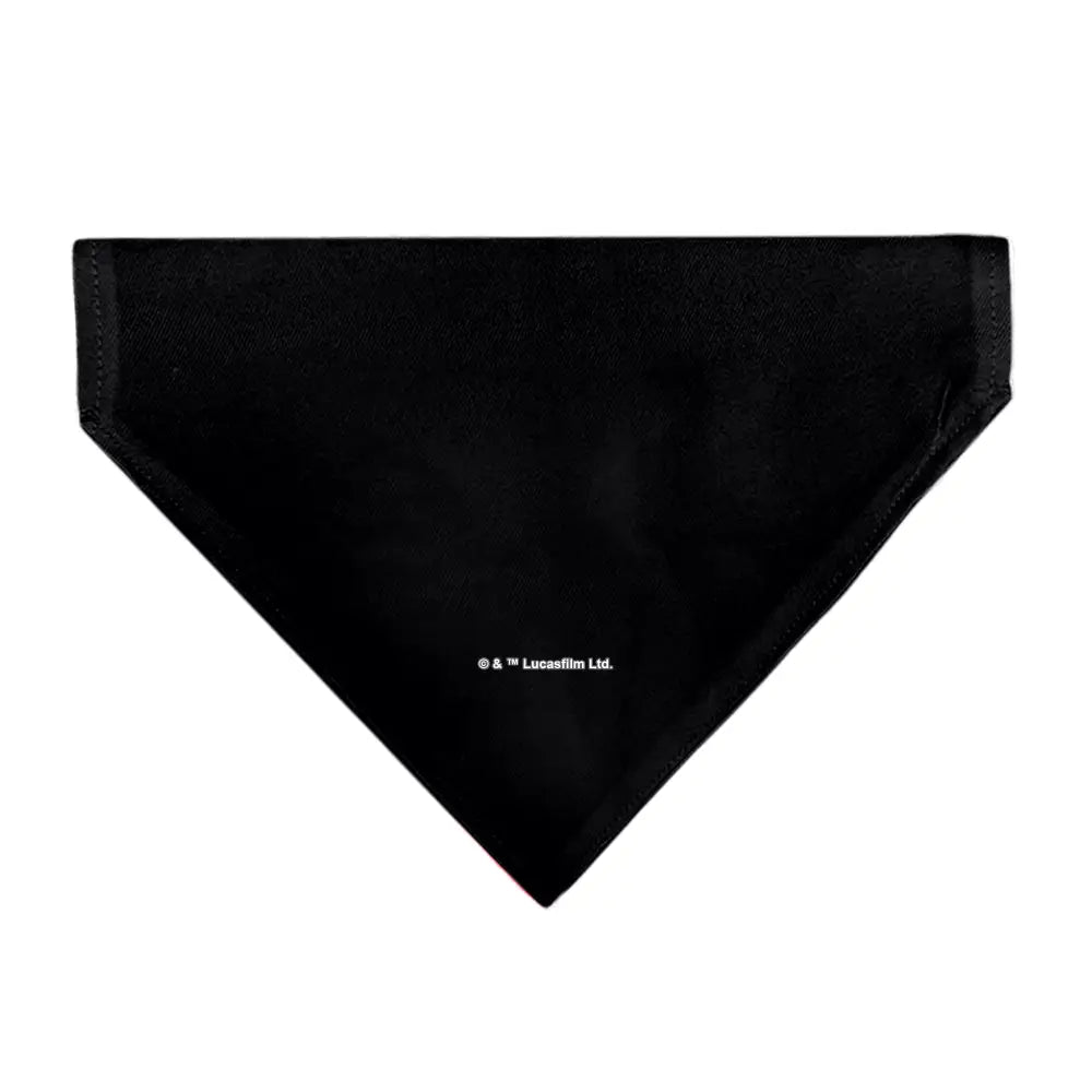 Pet Bandana - Star Wars Grogu Baby Yoda Smiling Impression Painting Black Pet Bandanas