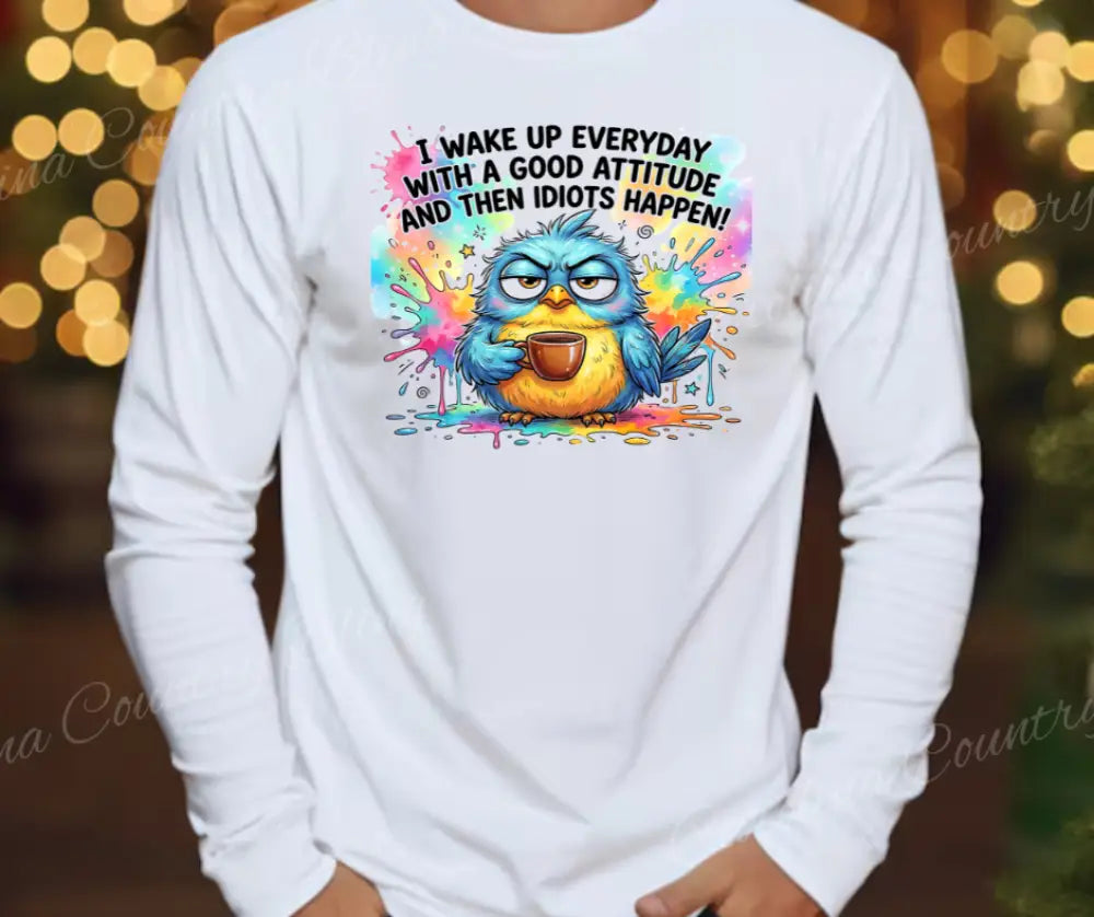 Grumpy Bird - Multi - Small / Long - Shirt
