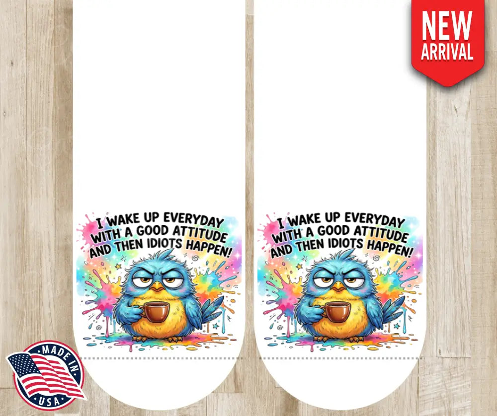 Grumpy Bird - Multi - Socks