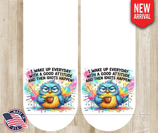 Grumpy Bird - Multi - Socks