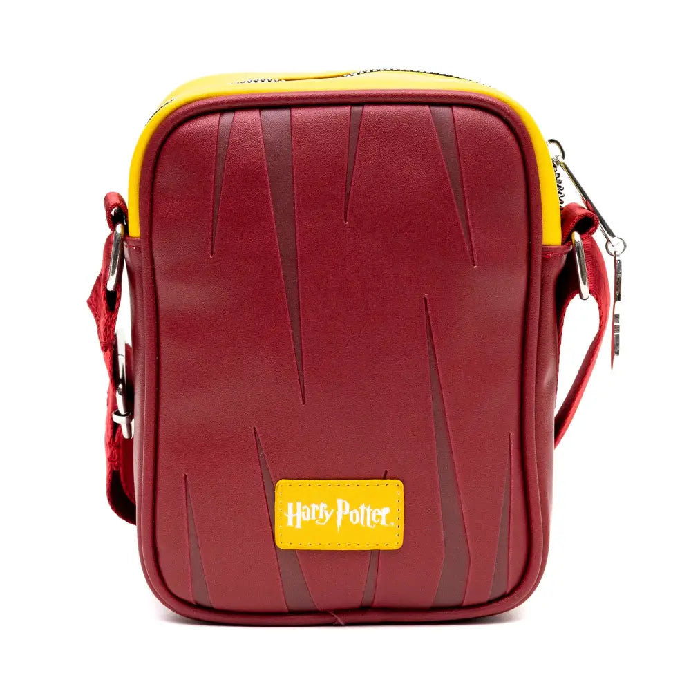The Wizarding World of Harry Potter Vegan Leather Crossbody Bag with Adjustable Straps Hogwarts Gryffindor Quidditch