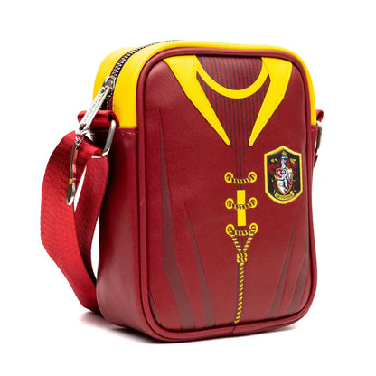 The Wizarding World of Harry Potter Vegan Leather Crossbody Bag with Adjustable Straps Hogwarts Gryffindor Quidditch