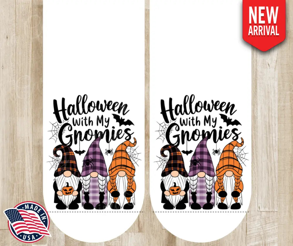 Halloween with My Gnomies Multi Socks