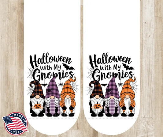 Halloween with My Gnomies Multi Socks