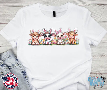 Hanging With My Moo – White Small / Short Shirt