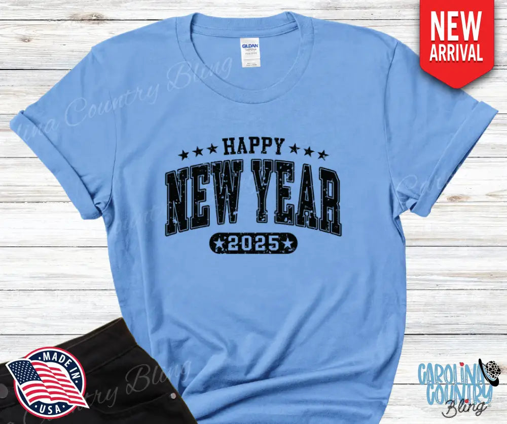 Happy 2025 – Multi Small / Blue Shirt