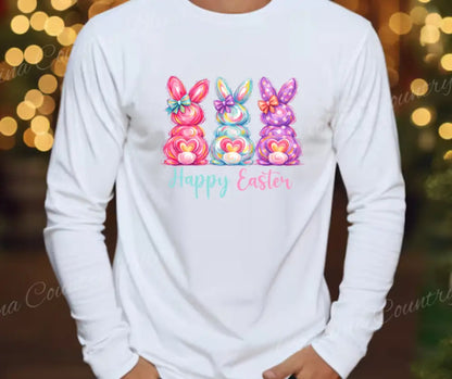 Happy Easter - Multi Small / Long Shirt