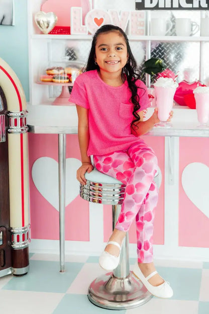Happy Heart Day Leggings - Leggings