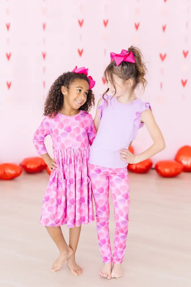Happy Heart Day Leggings - Leggings