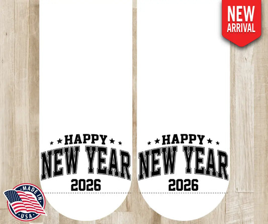 Happy New Year - Black Socks