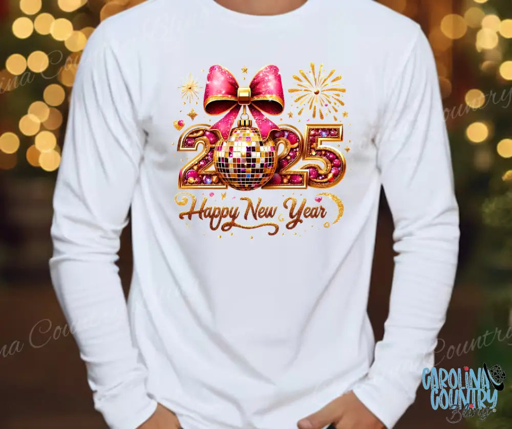 Happy New Year – White Small / Long Shirt