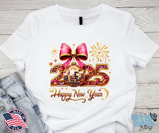 Happy New Year – White Small / Short Shirt