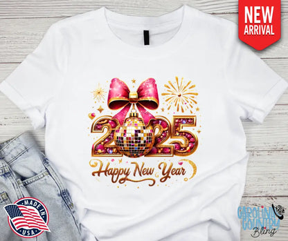 Happy New Year – White Small / Short Shirt