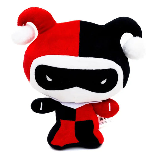 Dog Toy Squeaker Plush - DC Comics Chibi Harley Quinn Standing Pose Dog Toy Squeaky Plush