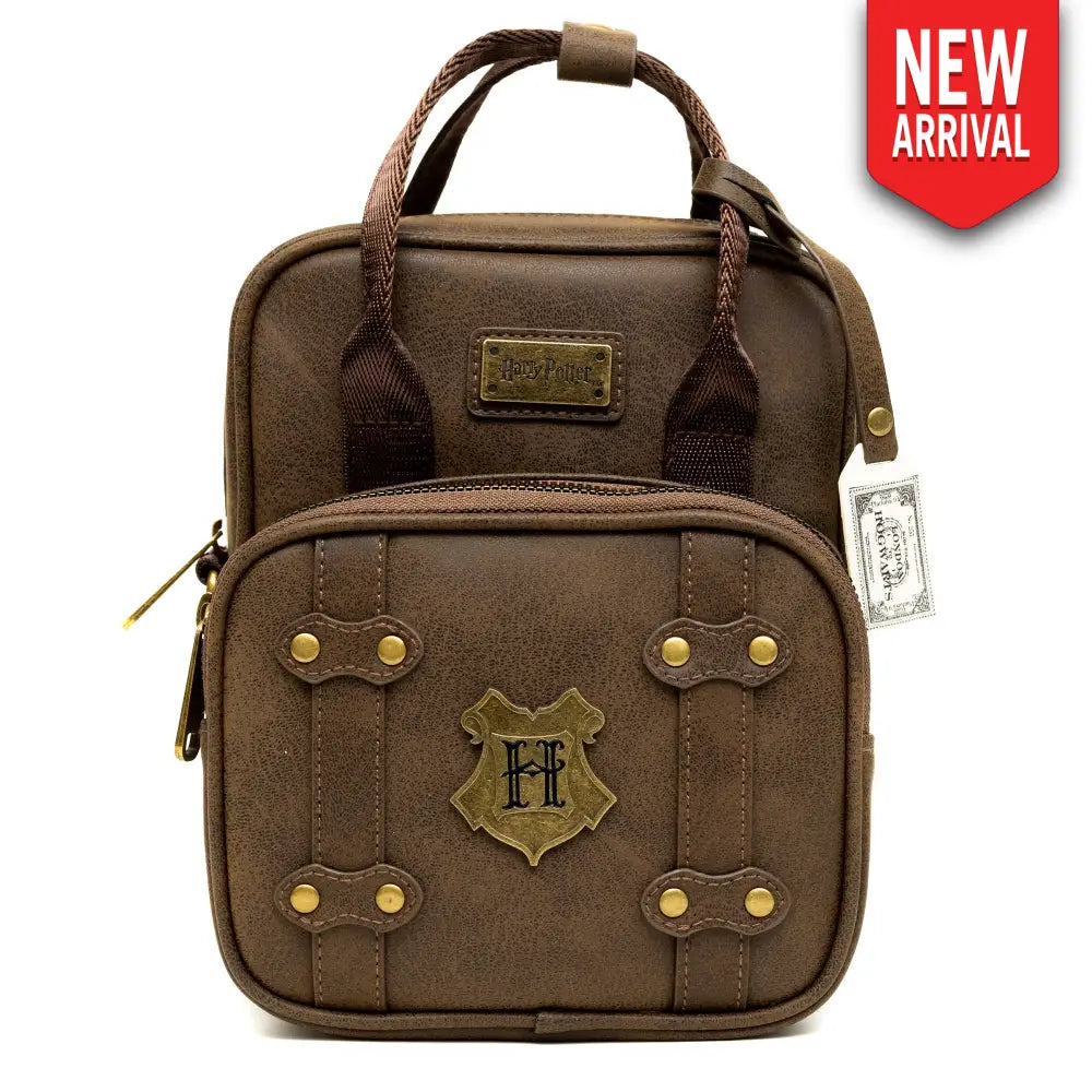The Wizarding World of Harry Potter Bag Cross Body Harry Potter Hogwarts School of Witchcraft and Wizardry Brown Vegan