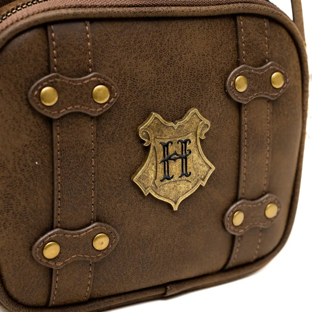 The Wizarding World of Harry Potter Bag Cross Body Harry Potter Hogwarts School of Witchcraft and Wizardry Brown Vegan