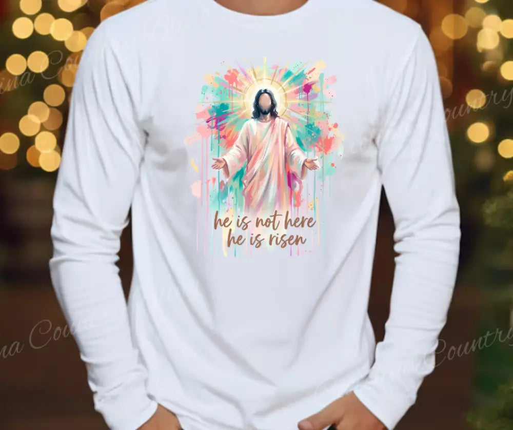 He Is Risen - Multi Small / Long Shirt