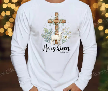 He Is Risen - Multi Small / Long Shirt