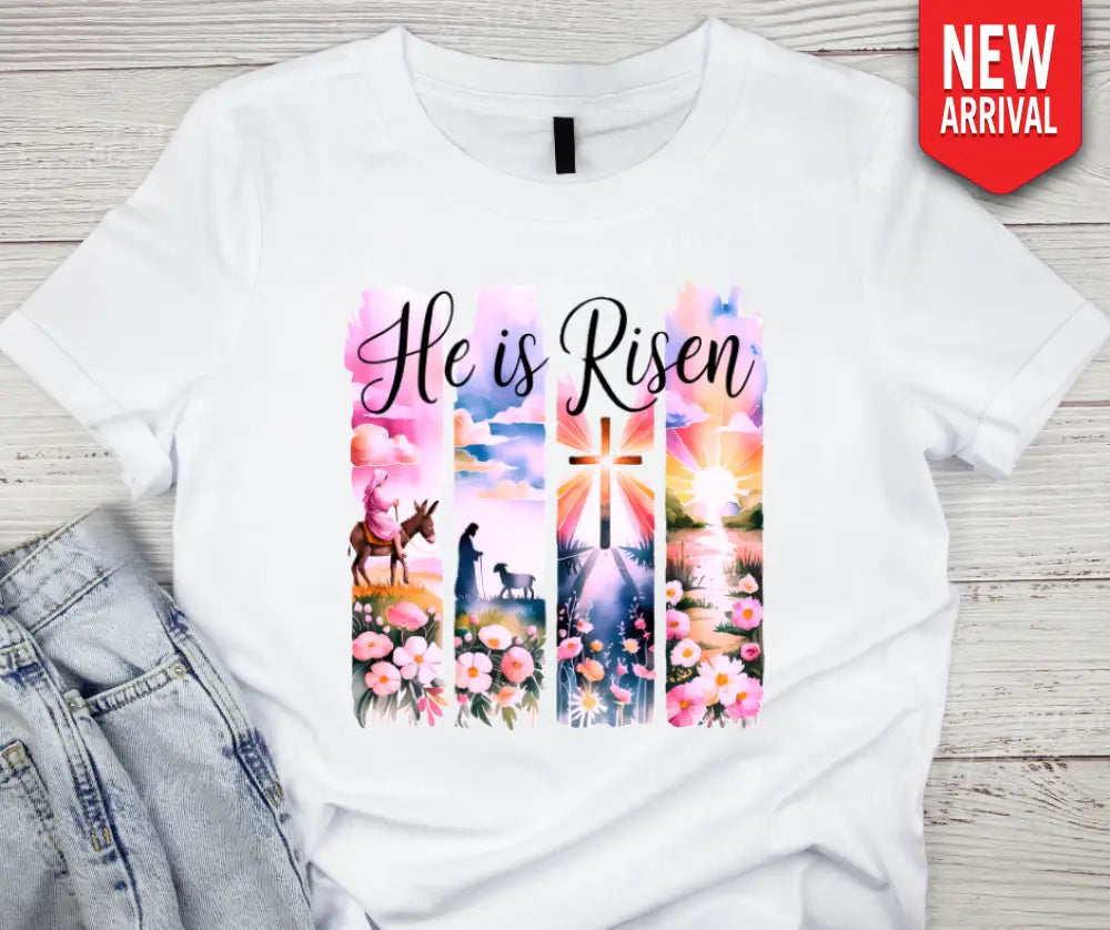 He Is Risen - Multi Small / Short Shirt