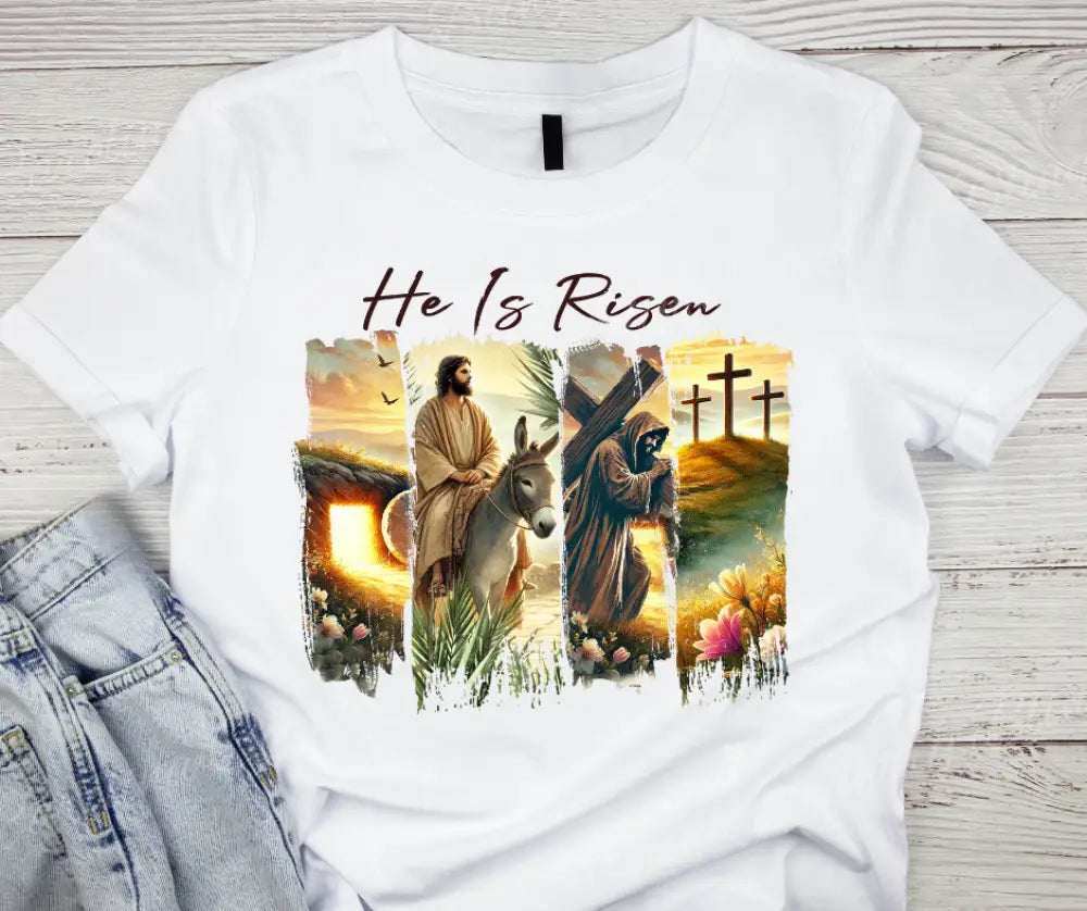 He Is Risen – White Small / Short Shirt