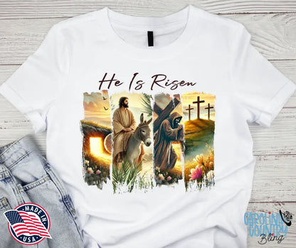 He Is Risen – White Small / Short Shirt