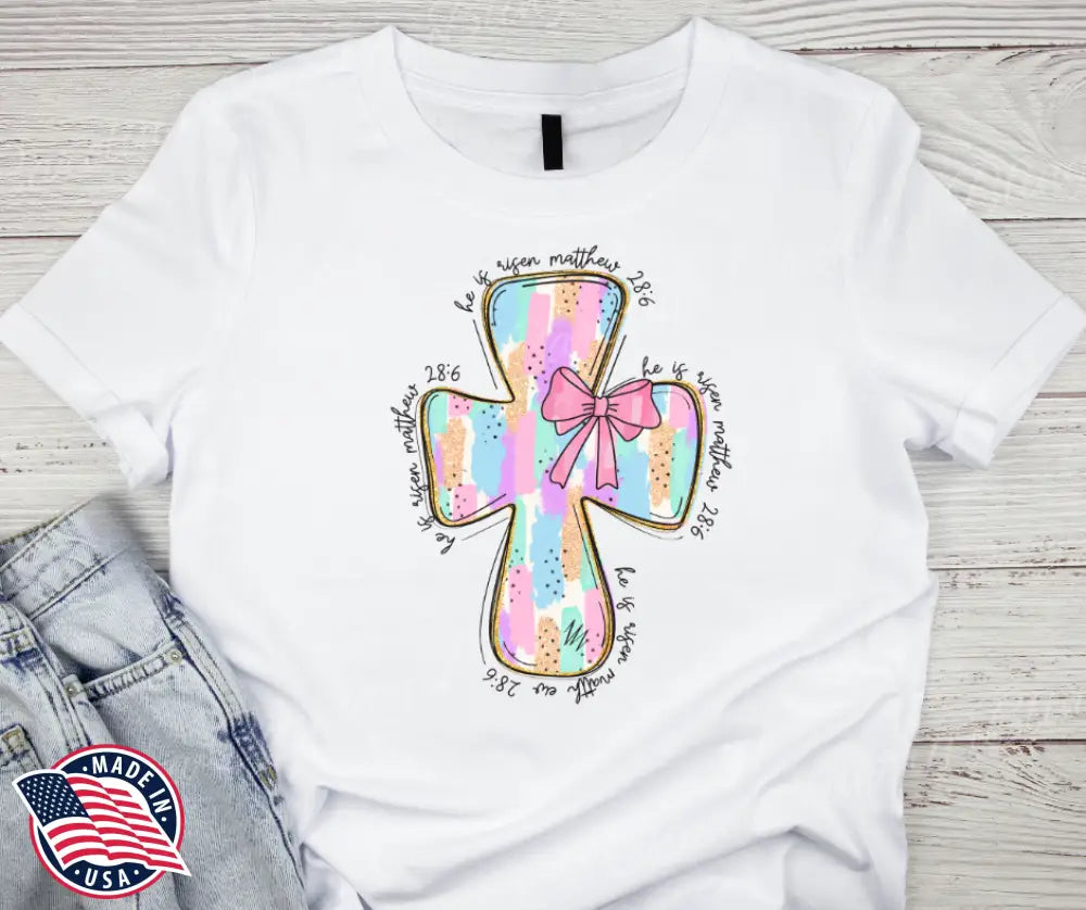 He Is Risen – White Small / Short Shirt