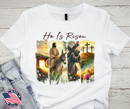 He Is Risen – White Small / Short Shirt