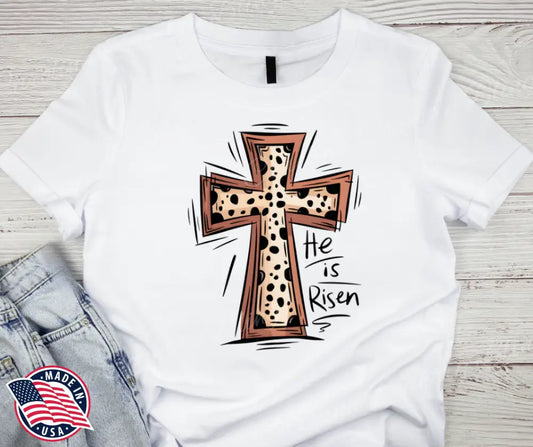 He Is Risen – White Small / Short Shirt