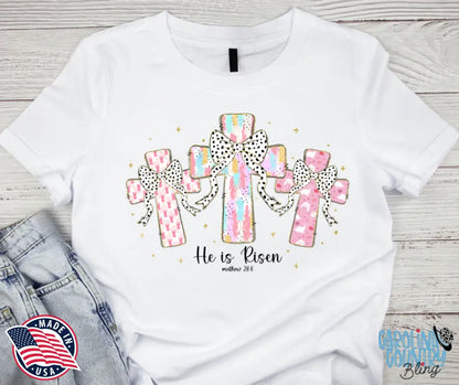 He Is Risen – White Small / Short Shirt