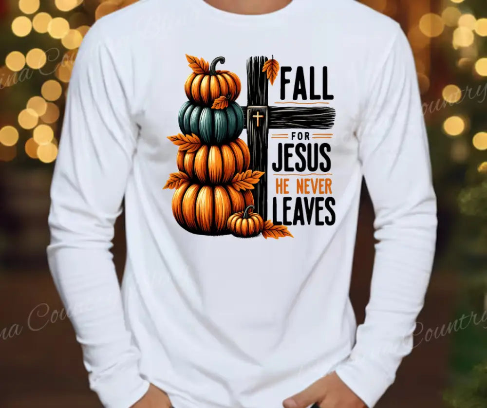 He Never Leaves - Multi Small / Long Shirt
