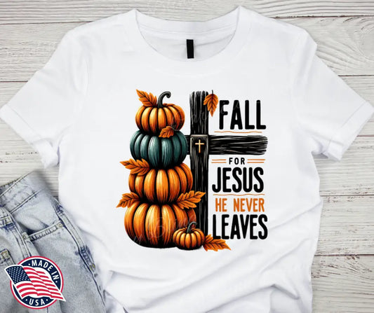 He Never Leaves - Multi Small / Short Shirt