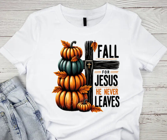 He Never Leaves - Multi Small / Short Shirt