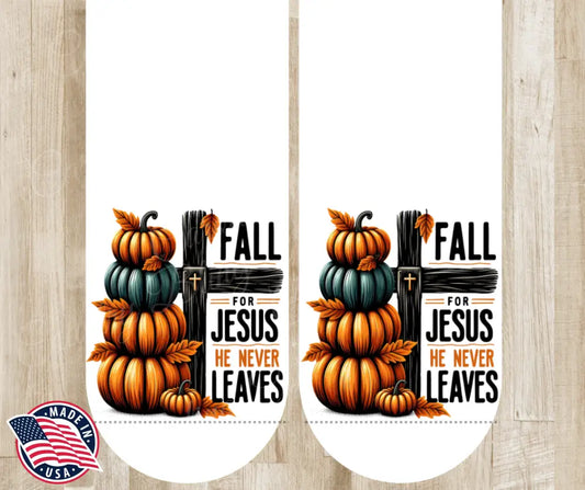 He Never Leaves - Multi Socks