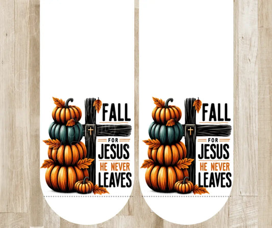He Never Leaves - Multi Socks