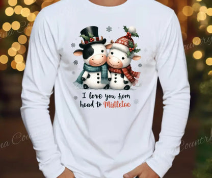 Head to Mistletoe - Multi Small / Long Shirt