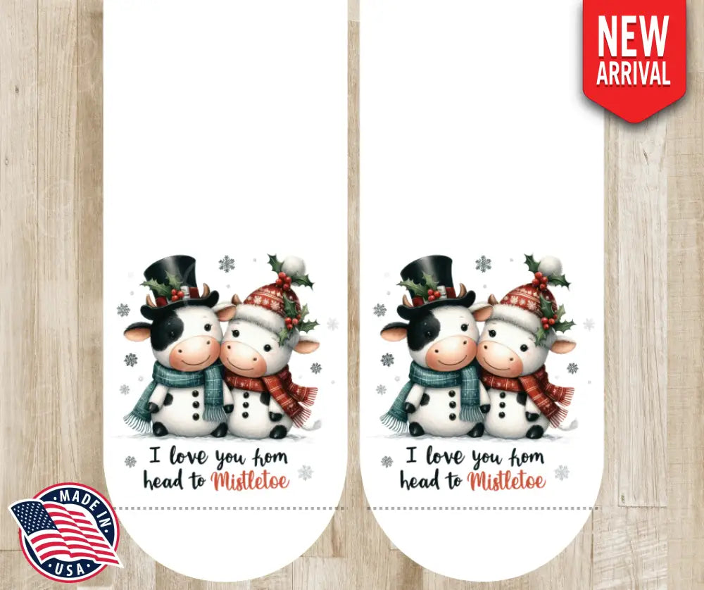 Head to Mistletoe - Multi Socks
