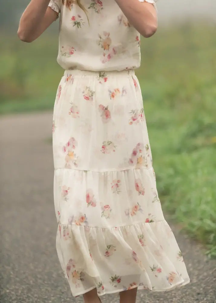 Helena Tiered Maxi Skirt - FINAL SALE - IC Skirts