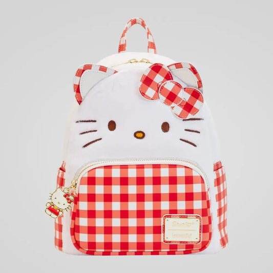 *Collective* Hello Kitty (Sanrio) Gingham Mini Backpack by Loungefly Bags & Wallets