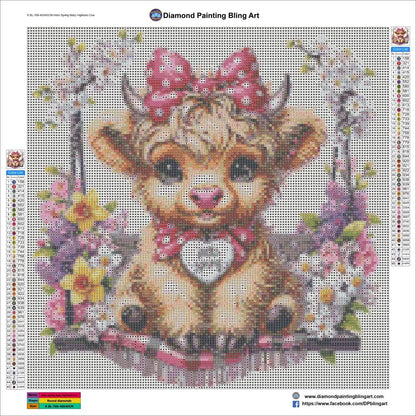 Hello Spring Baby Highland Cow - Art & Craft Kits
