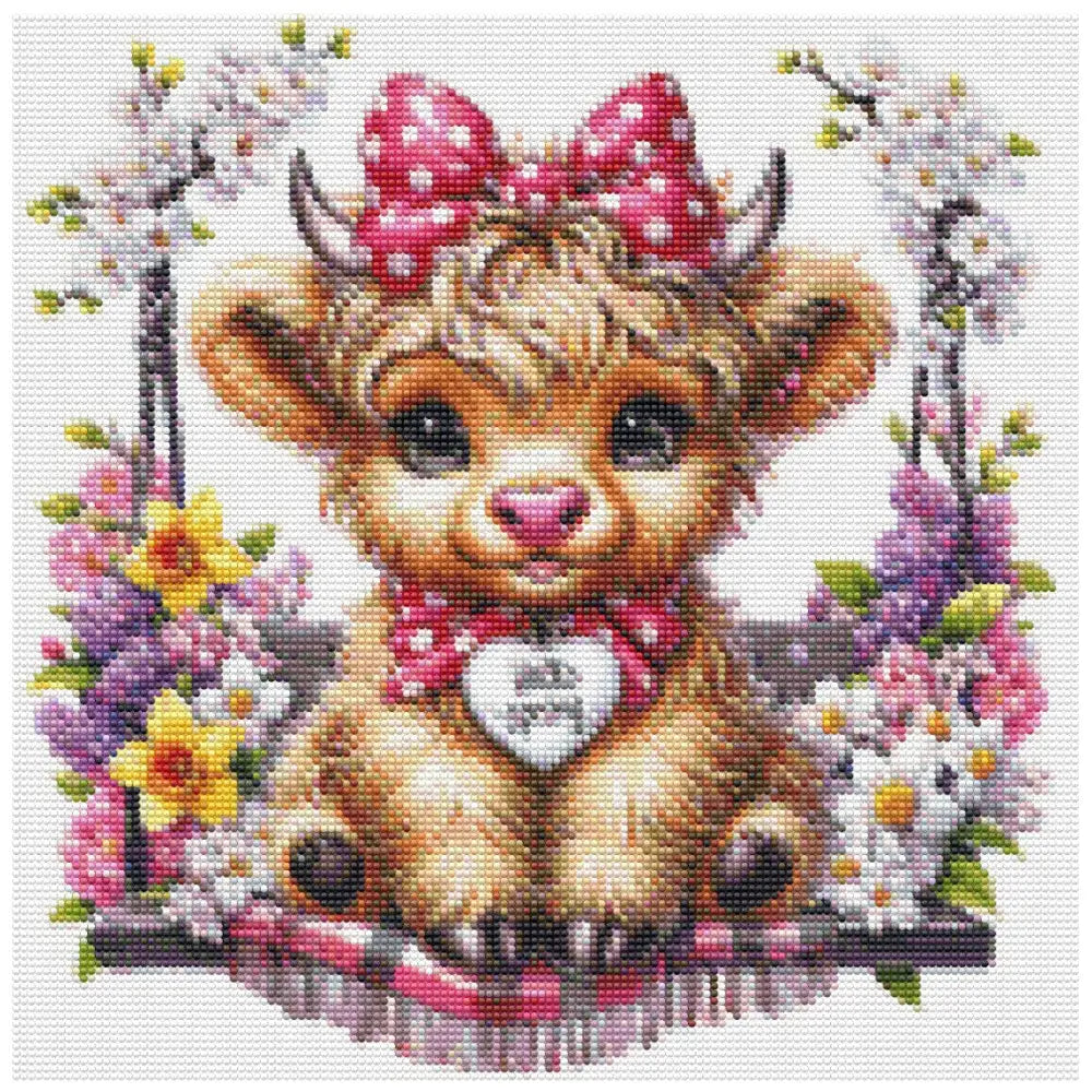 Hello Spring Baby Highland Cow - Art & Craft Kits