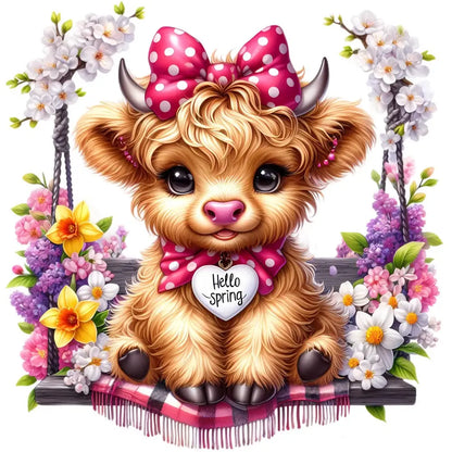Hello Spring Baby Highland Cow - Art & Craft Kits