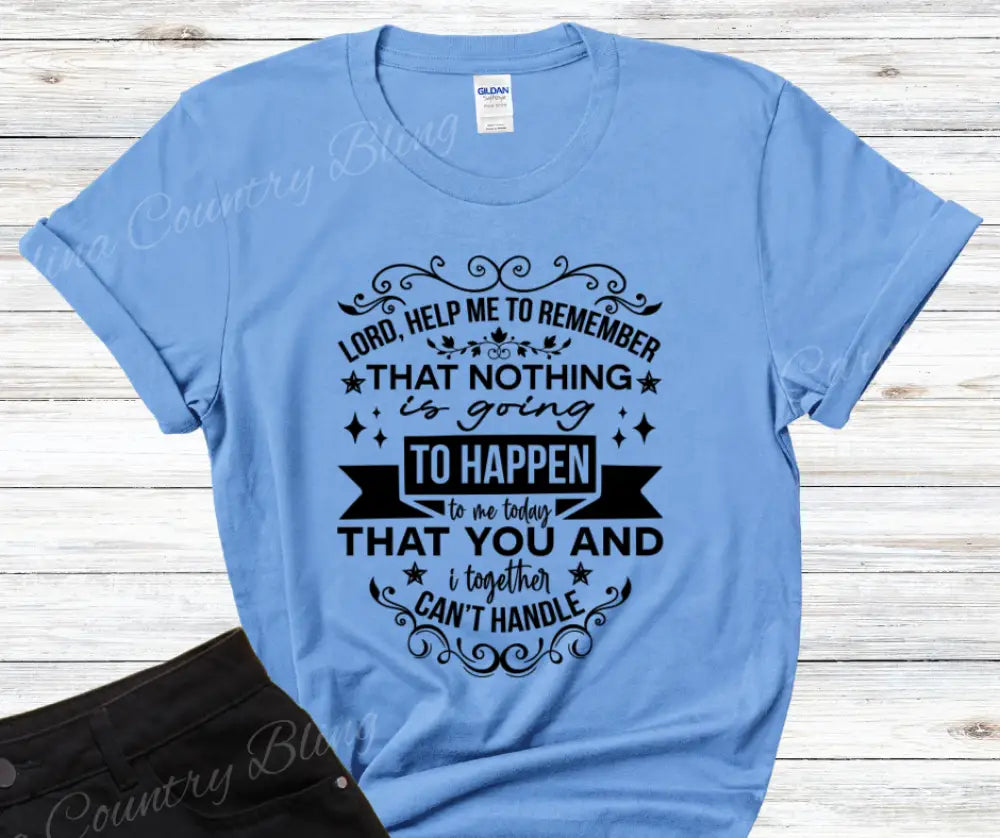 Help Me to Remember – Multi Small / Short / Blue Shirt