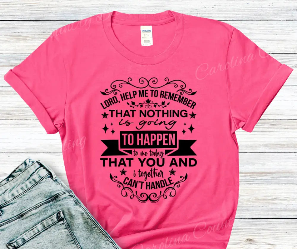 Help Me to Remember – Multi Small / Short / Pink Shirt