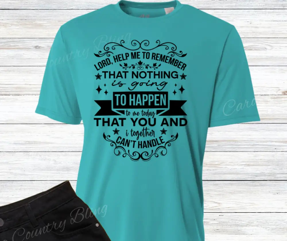 Help Me to Remember – Multi Small / Short / Teal Shirt