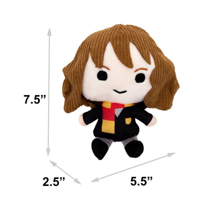 Dog Toy Squeaker Plush - Harry Potter Hermione Granger Standing Charm Full Body Pose Dog Toy Squeaky Plush