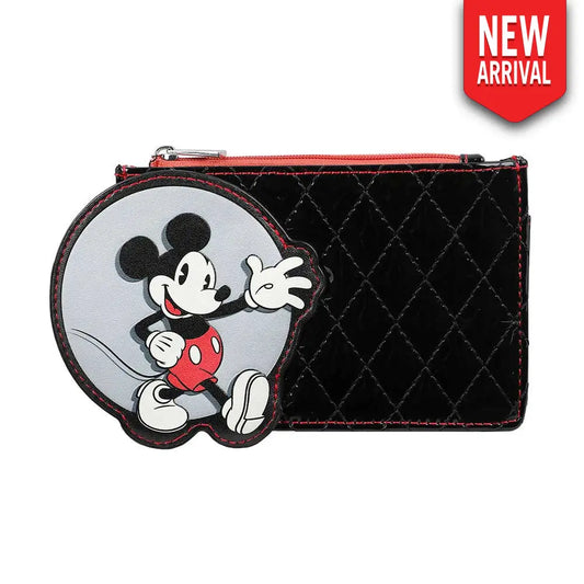 Disney Mickey Mouse Zippered Card Wallet Bags & Wallets