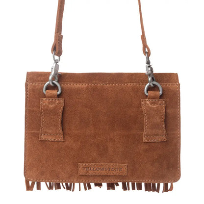 Myra Yellowstone Highland Range Suede Leather Belt Bag in Desert Tan - Desert Tan - Bags